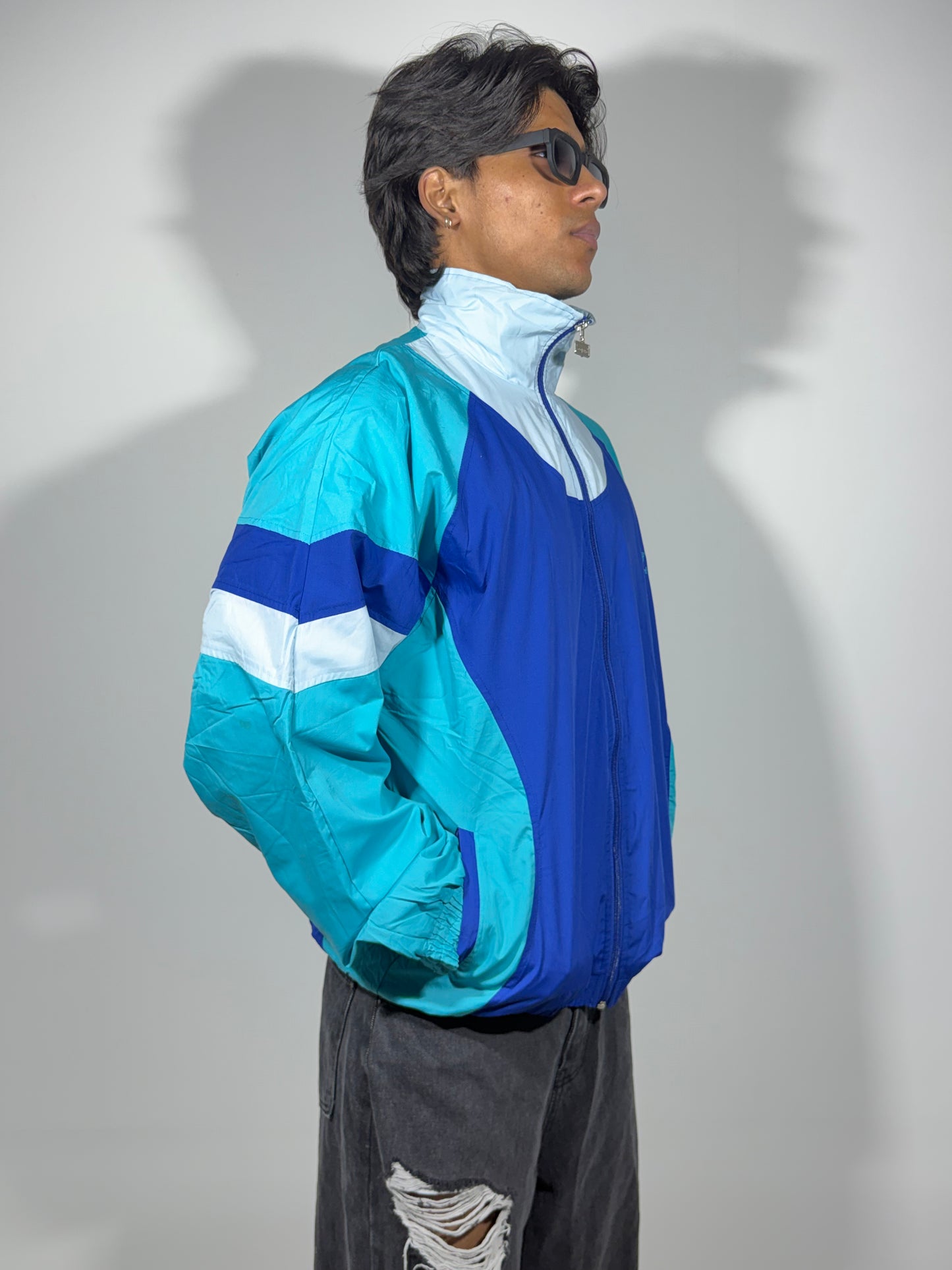 Men's Jacket Color Block Vintage