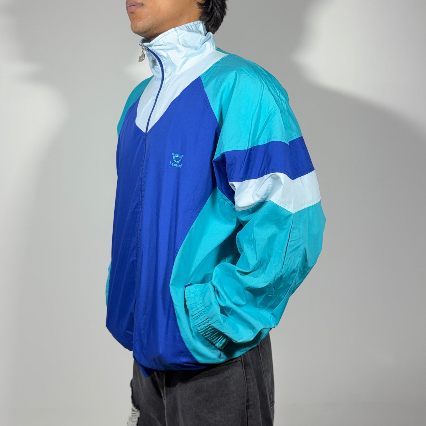 Men's Jacket Color Block Vintage