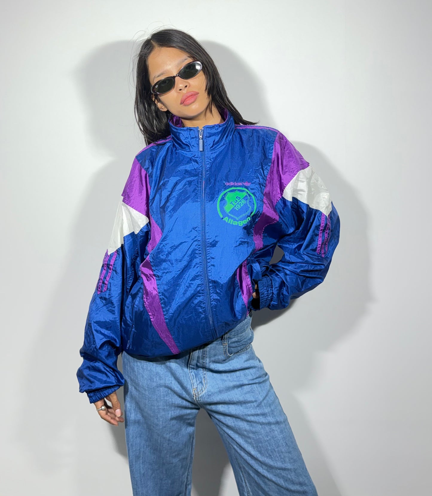 Women's Jacket Electric Wave Windbreaker