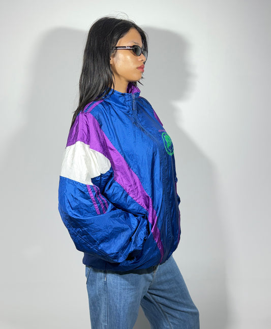 Women's Jacket Electric Wave Windbreaker