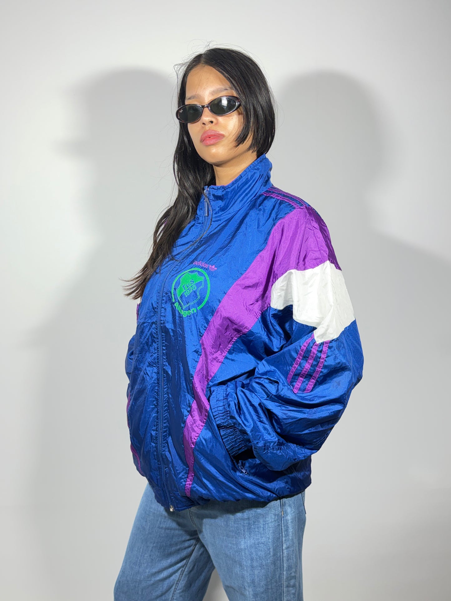 Women's Jacket Electric Wave Windbreaker