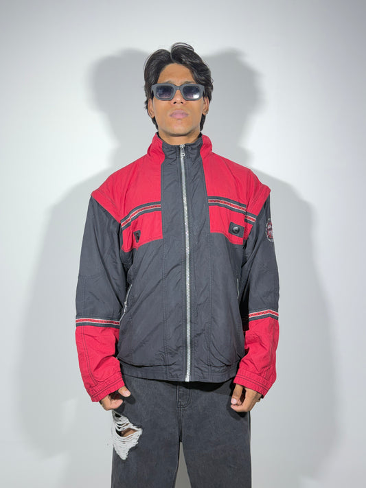 Men's Jacket Red Black
