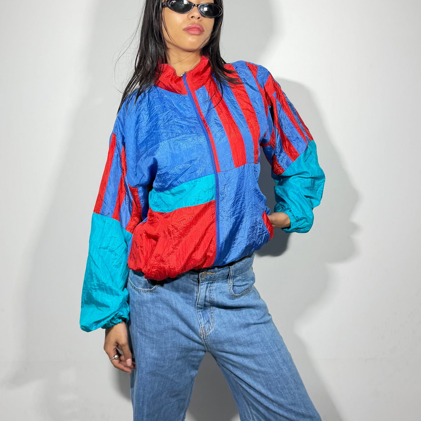 Women's Jacket Pop Colorblock Wind Shell