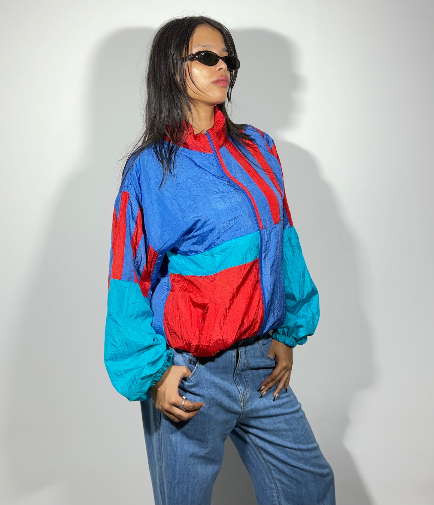 Women's Jacket Pop Colorblock Wind Shell