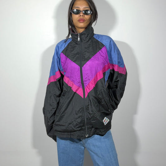 Women's Jacket 90's Color block Wind Shell