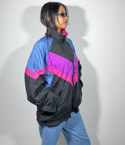 Women's Jacket 90's Color block Wind Shell