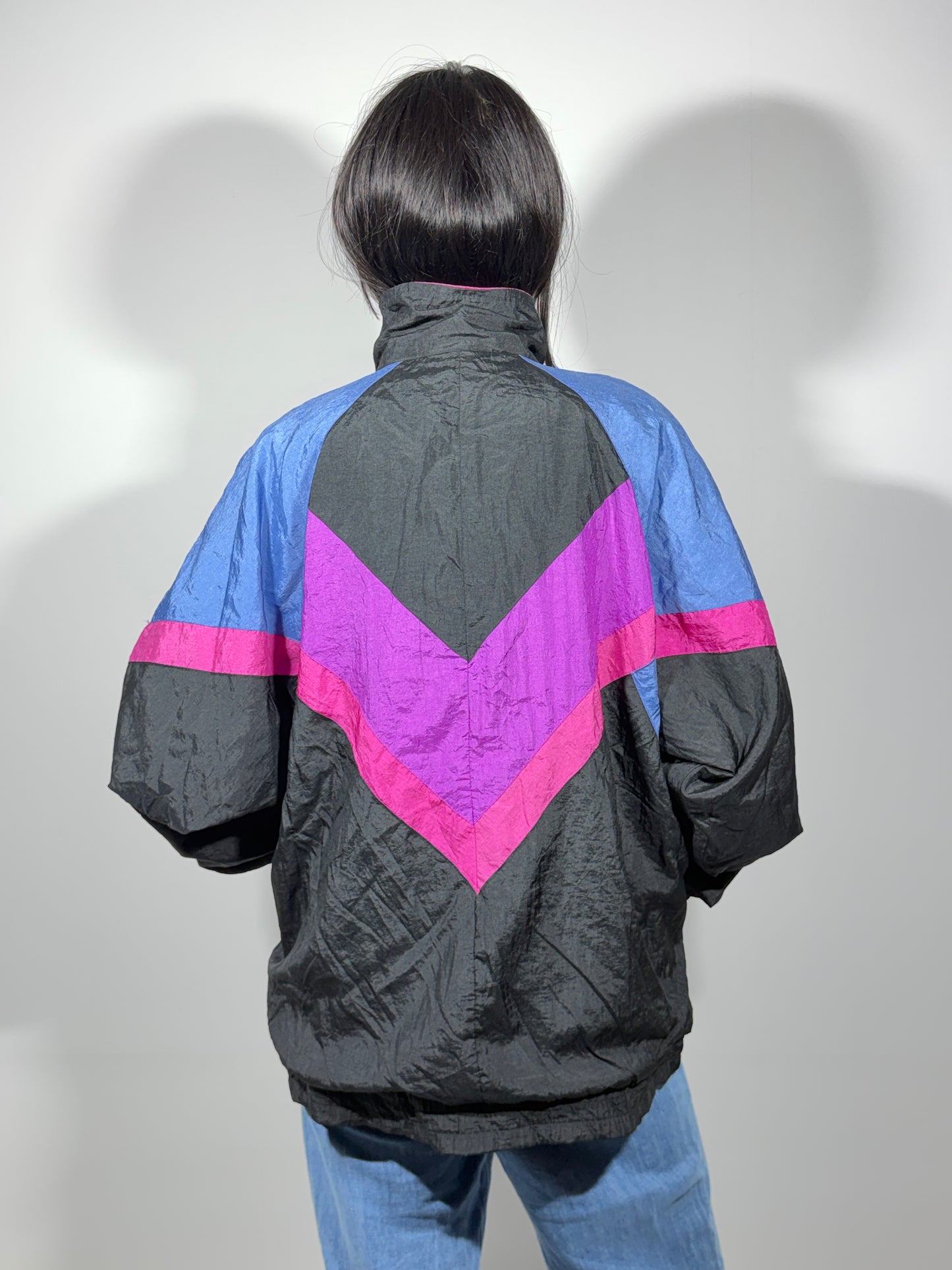 Women's Jacket 90's Color block Wind Shell