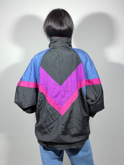 Women's Jacket 90's Color block Wind Shell