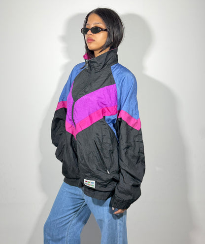 Women's Jacket 90's Color block Wind Shell