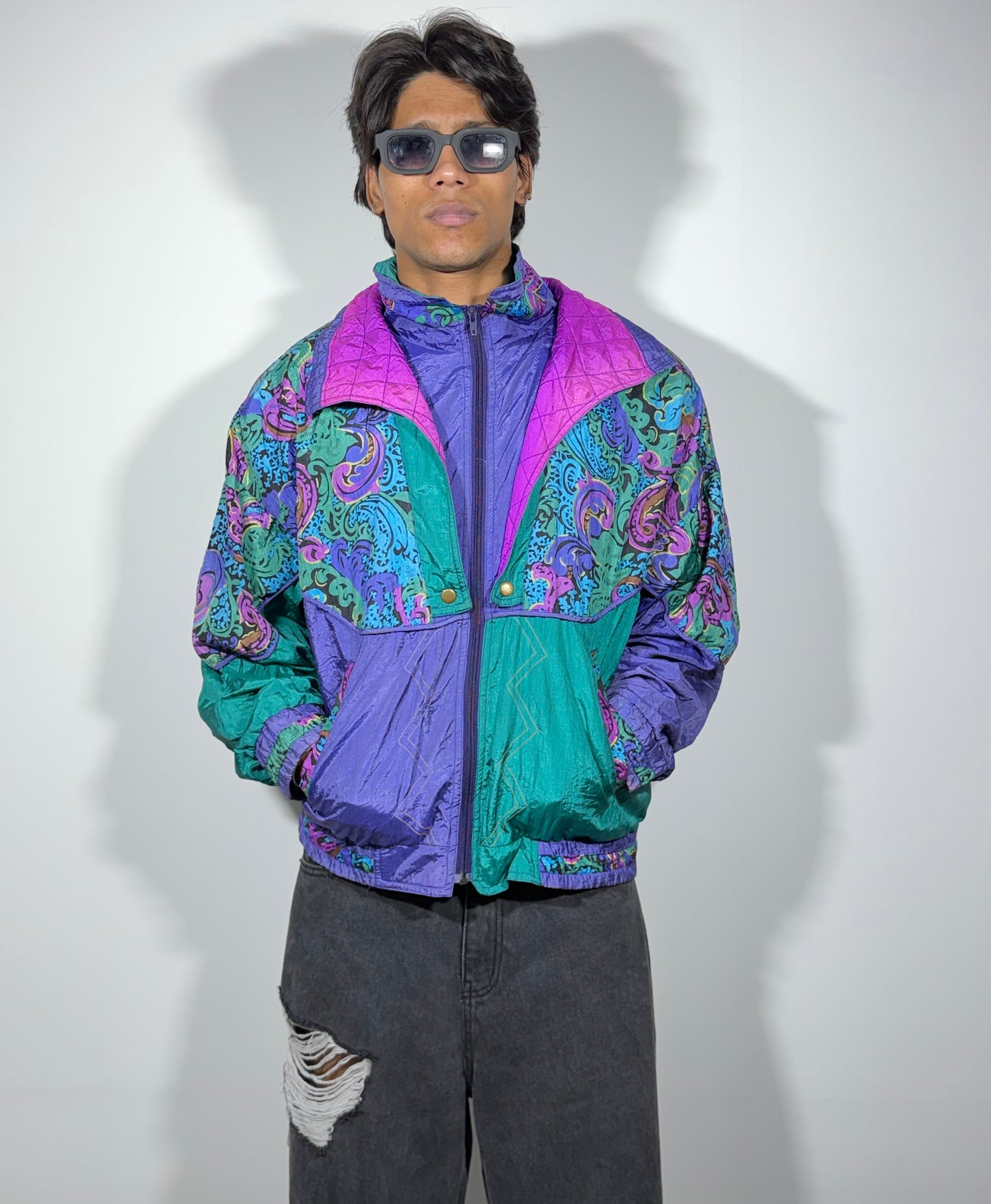 Men's Jacket Printed Vintage