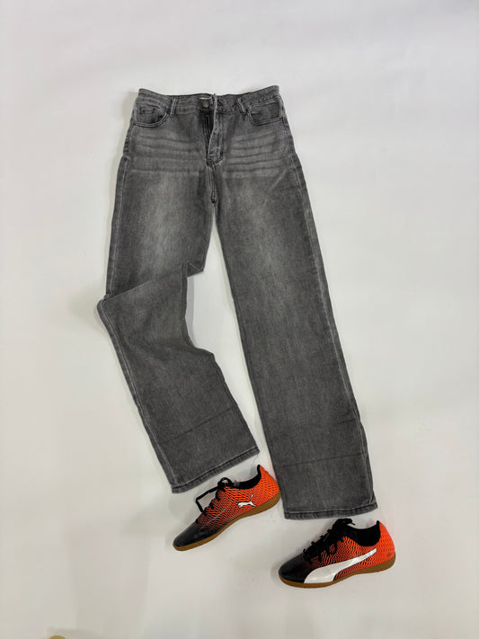 Men's Jeans Straight Leg Charcoal Wash
