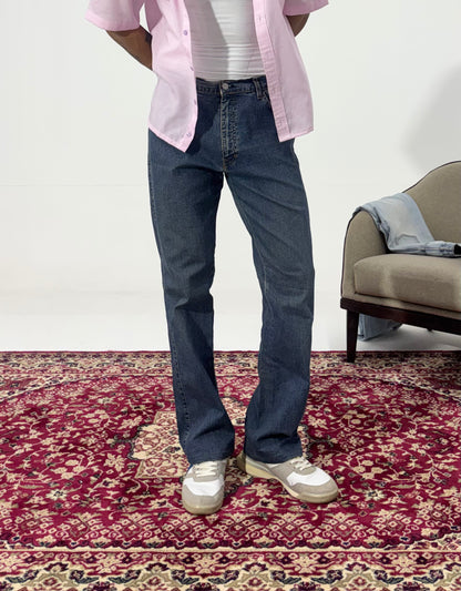 Men's Classic Blue Straight Fit Denim
