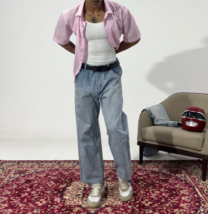Men's Frost Wash Relaxed Denim