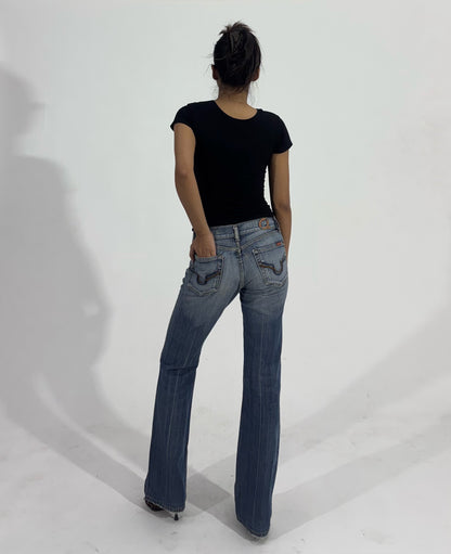 Light Wash Low Rise Bootcut Women's Jeans