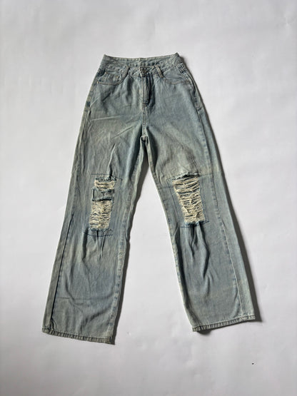Ripped Washed Jeans