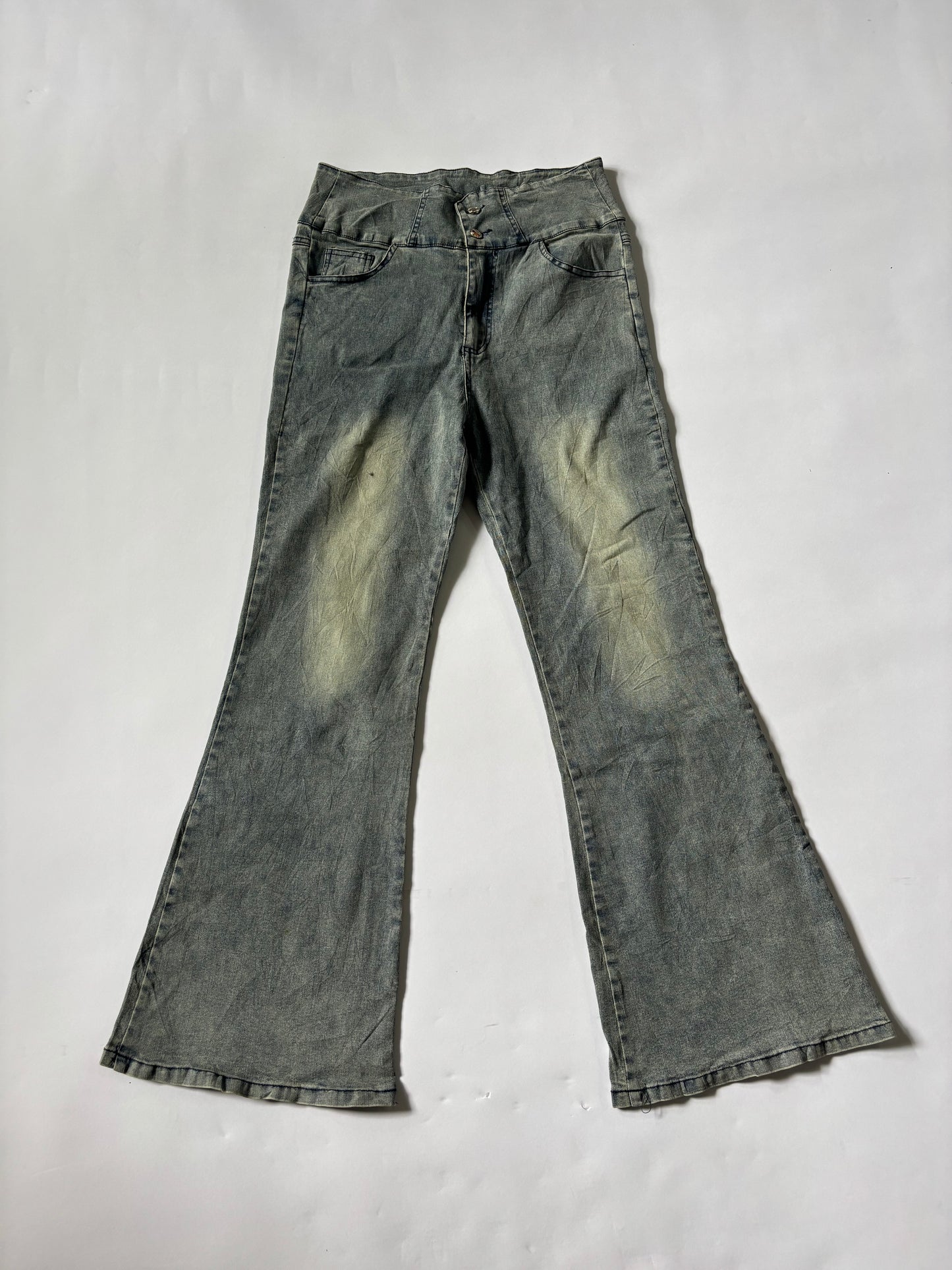 Bootcut Washed Jeans
