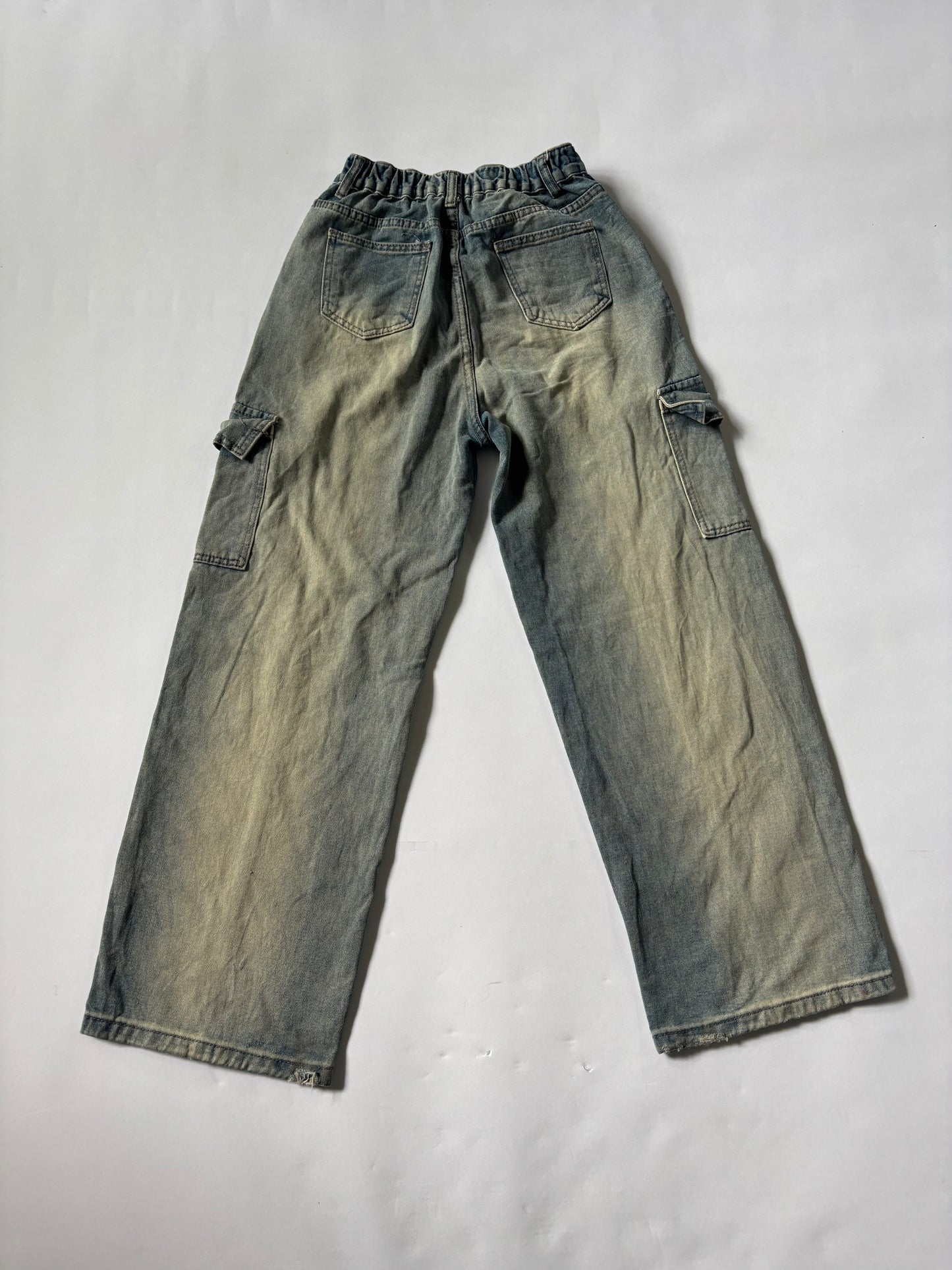 Pockets Washed Jeans