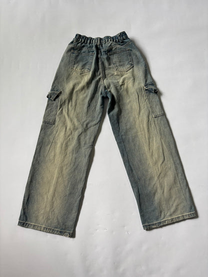Pockets Washed Jeans