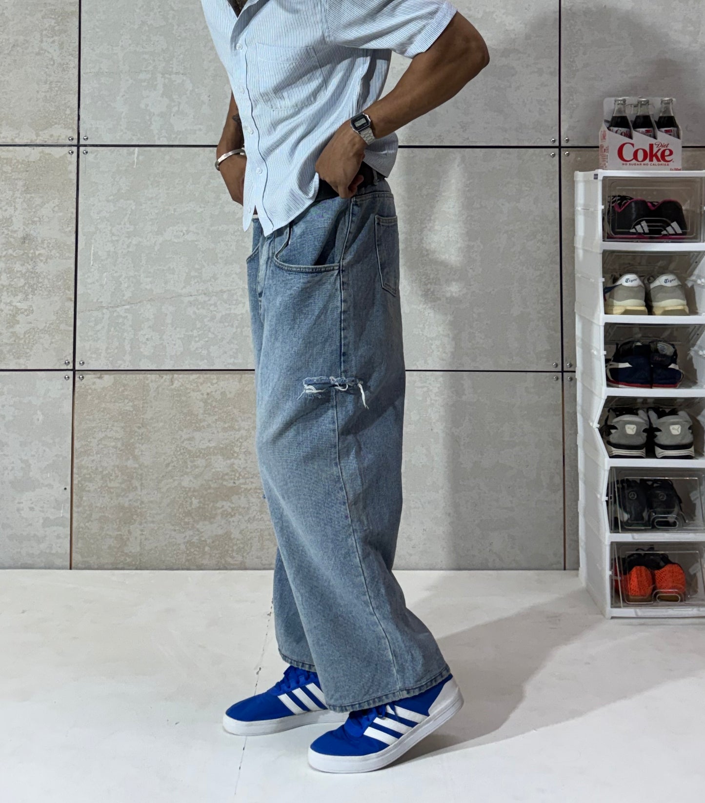 Men's Oversized Barrel Denim