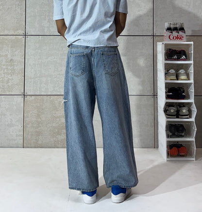 Men's Oversized Barrel Denim