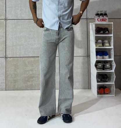 Men's Ash Wash Straight-Leg Denim