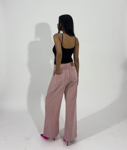 Pastel Wide-Leg Women's Jeans