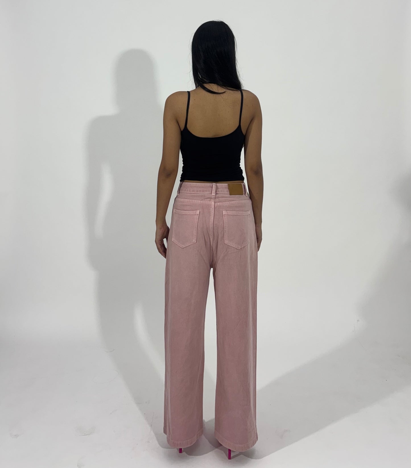 Pastel Wide-Leg Women's Jeans