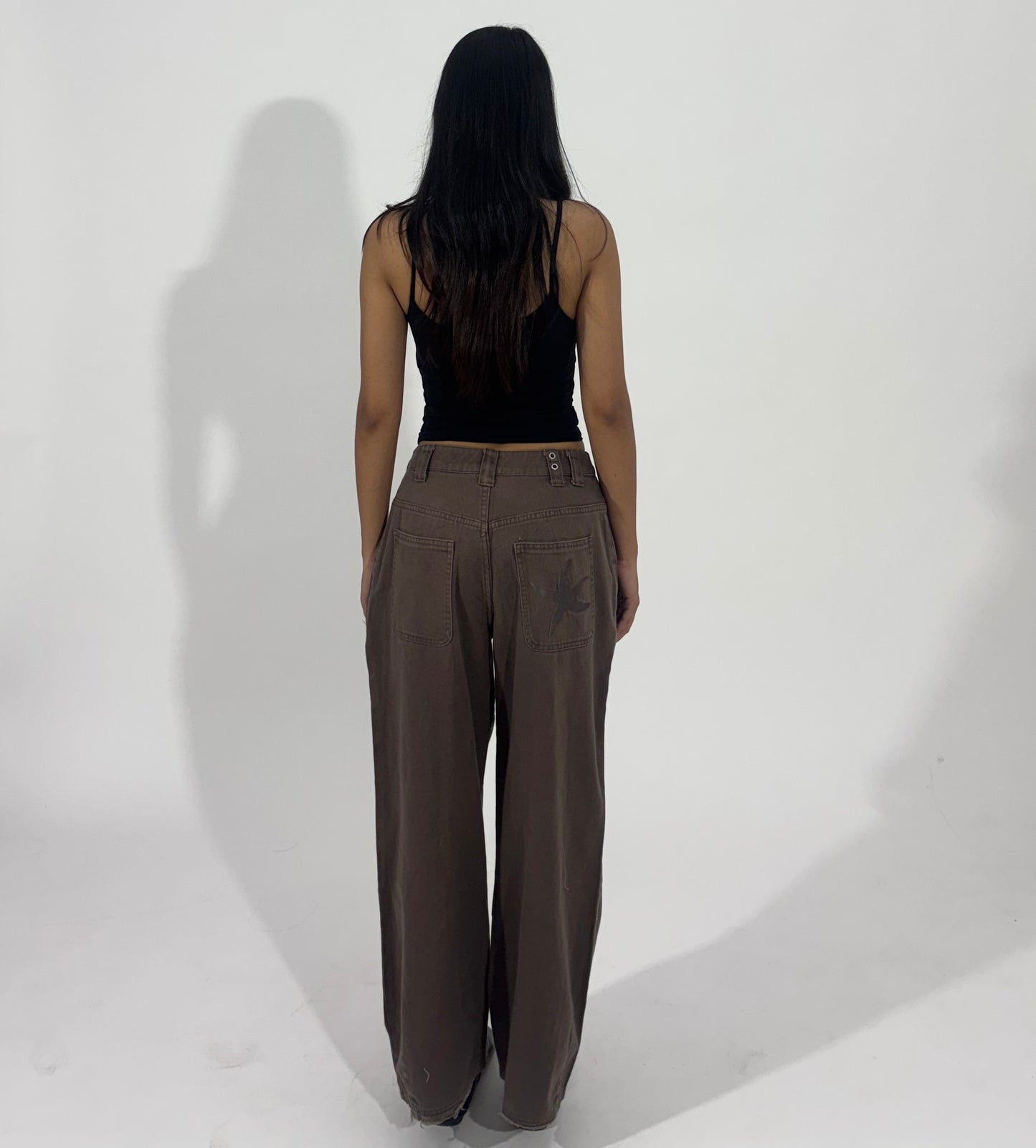 Relaxed Wide Leg Utility Women's Jeans