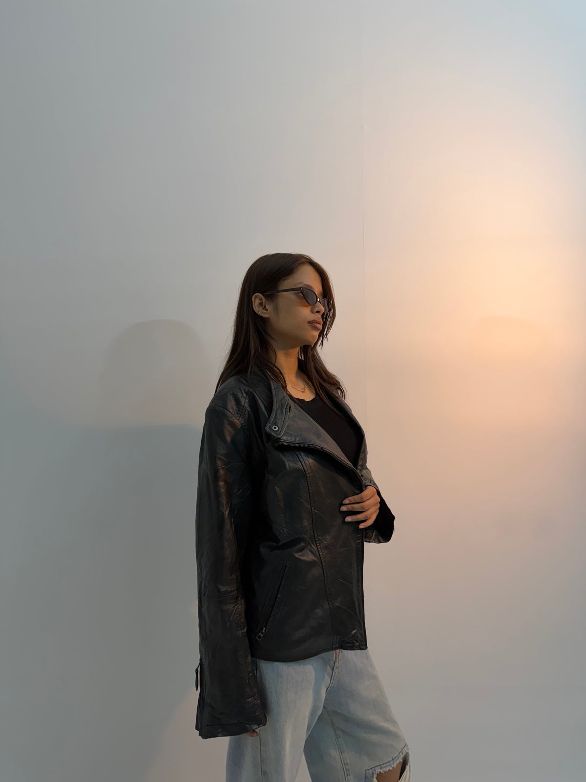 Vintage Black Asymmetrical Moto Unisex Leather Jackets