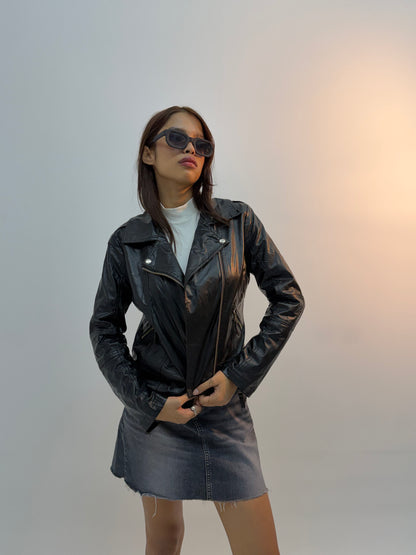 Black Heritage Utility Zip-Up Bomber Jacket