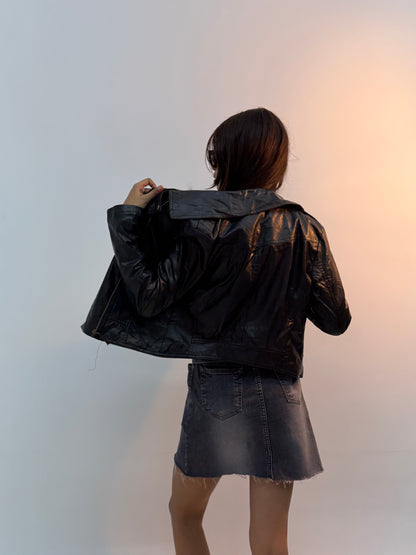 Black Heritage Utility Zip-Up Bomber Jacket