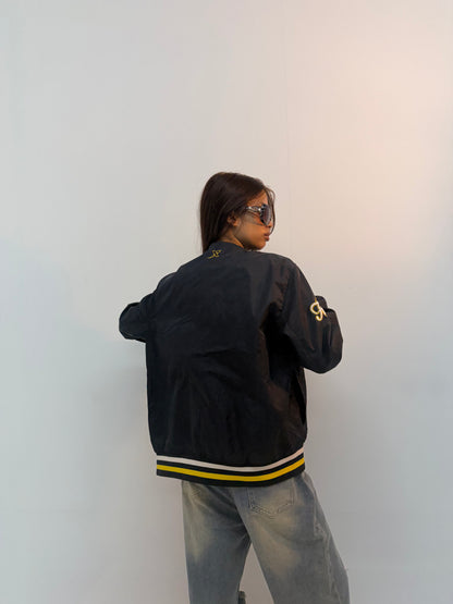 Vintage Racing Patchwork Unisex Bomber Jacket