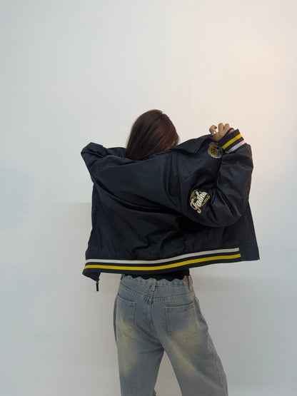 Vintage Racing Patchwork Unisex Bomber Jacket