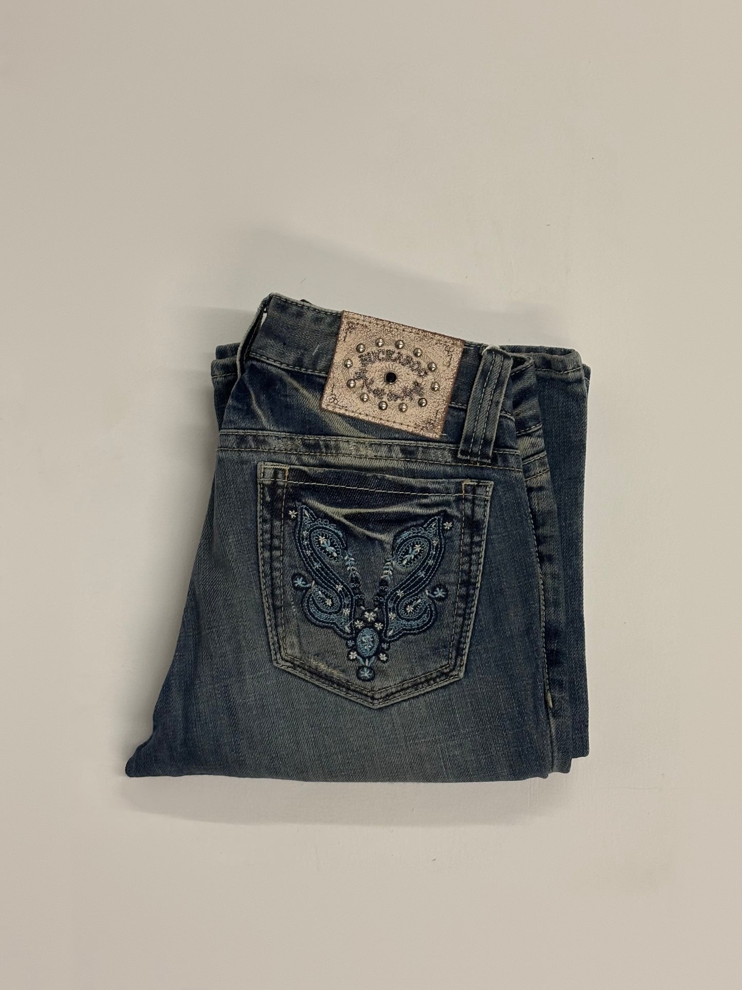 Women's Vintage Light Wash Flared Jeans
