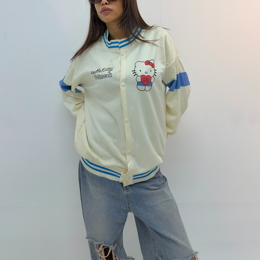 Vintage Graphic Striped Unisex Varsity Jackets