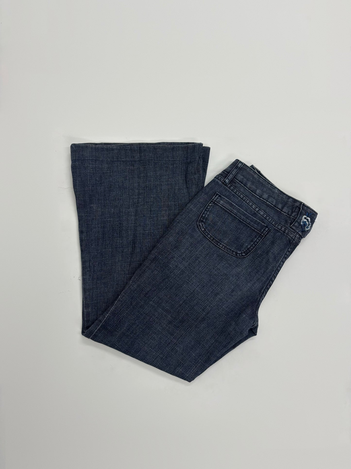 Embroidered Flared  Women's Jeans
