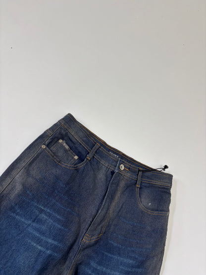 Dirt wash faded jeans