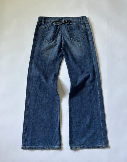 Vintage Wash Wide Leg Women's Jeans