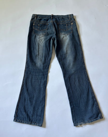 Floral Embroidered Bootcut Women's Jeans
