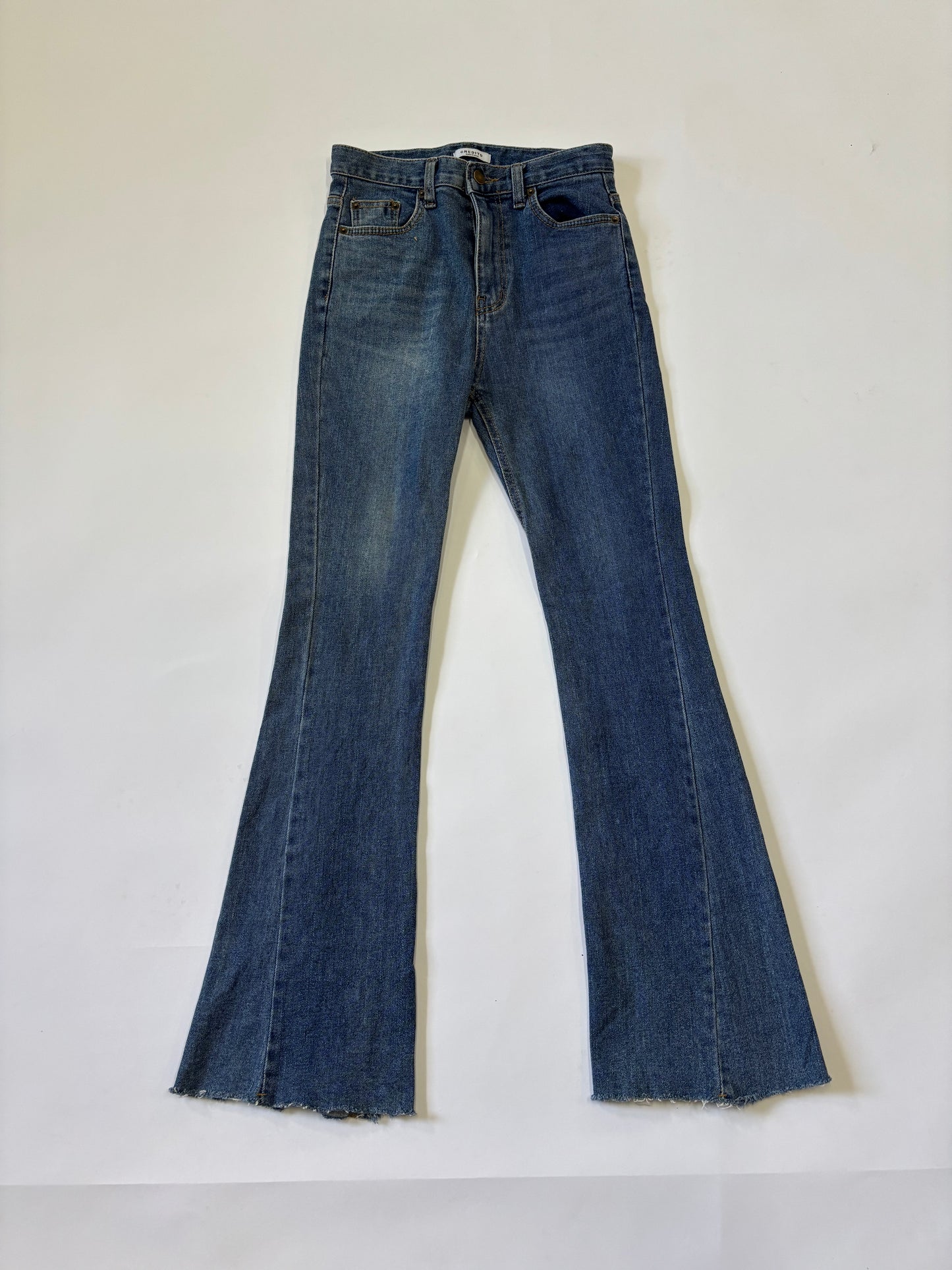 High rise denim flare Women's jeans