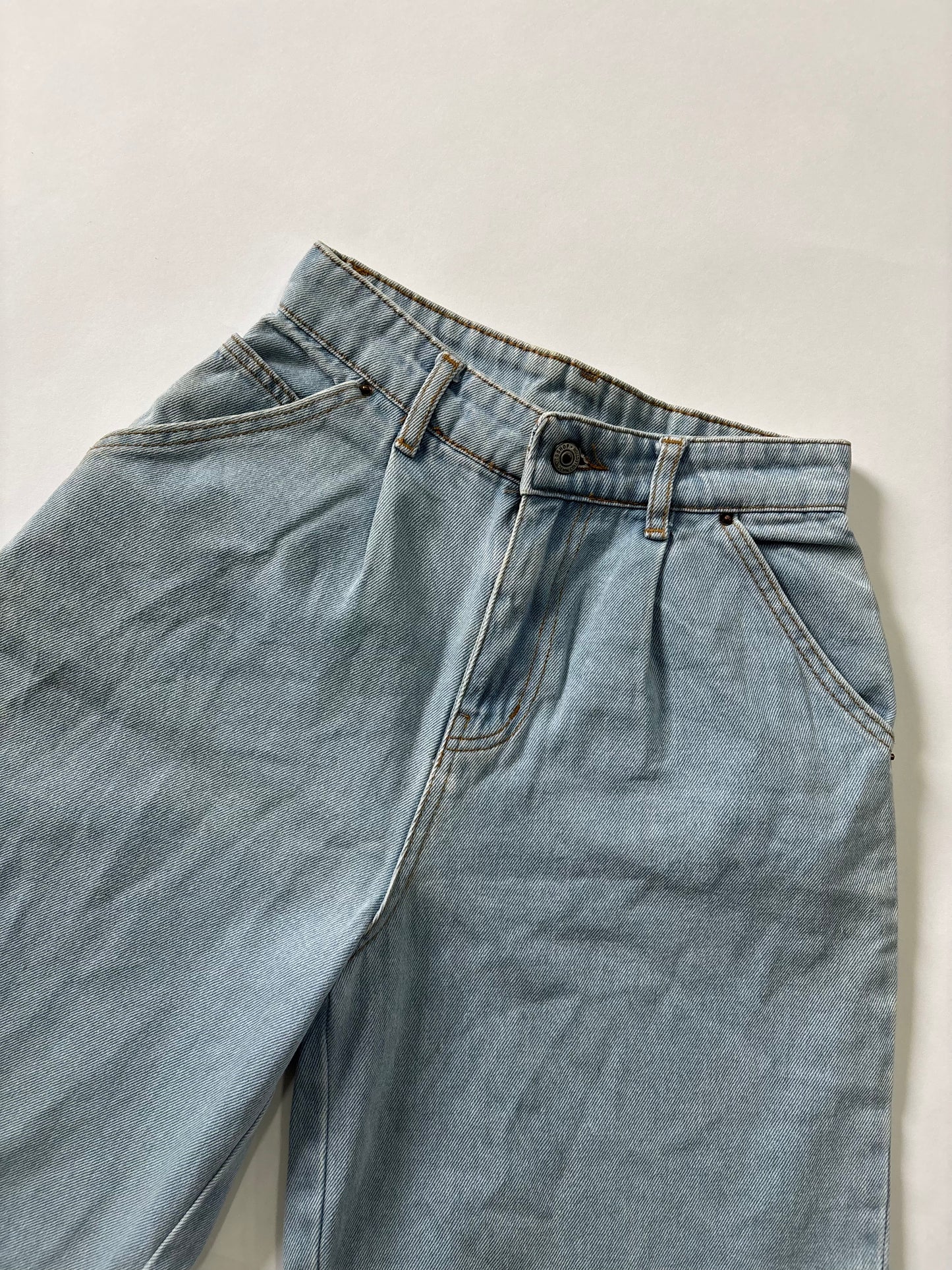 Light Wash Baggy Unisex Jort