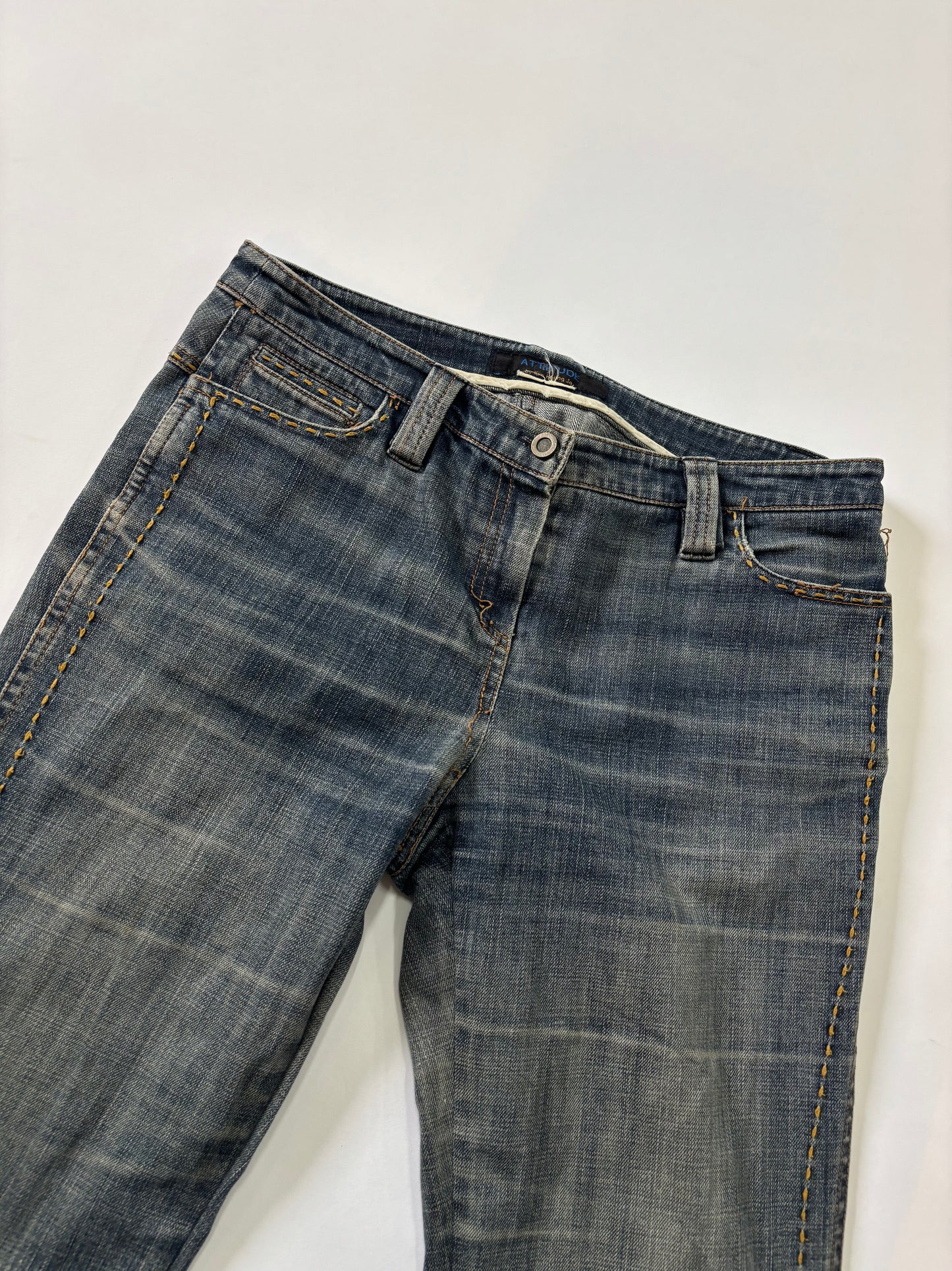 Vintage Wash Bootcut Unisex Jeans