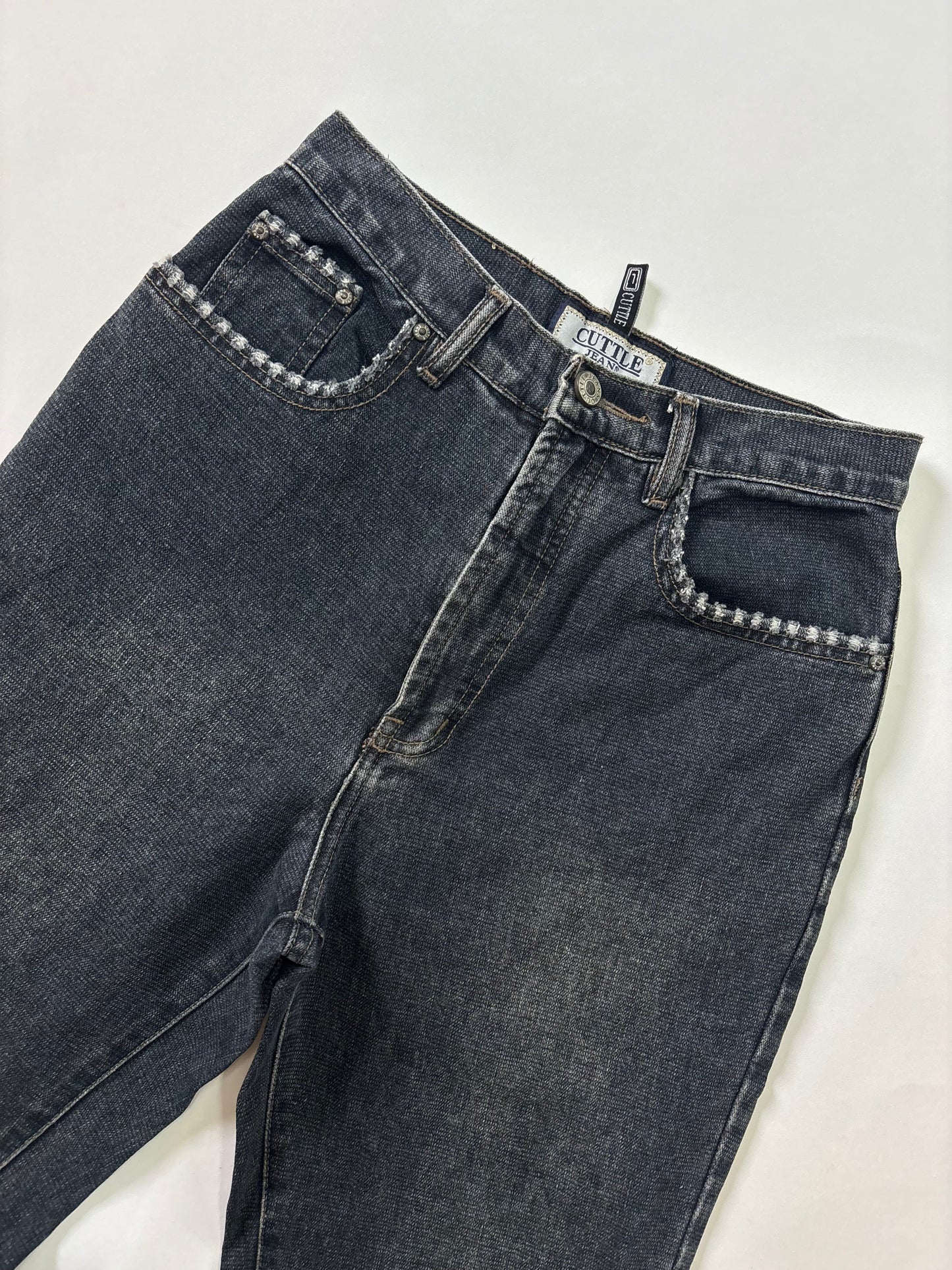 Vintage Wash Flared Women's Jeans
