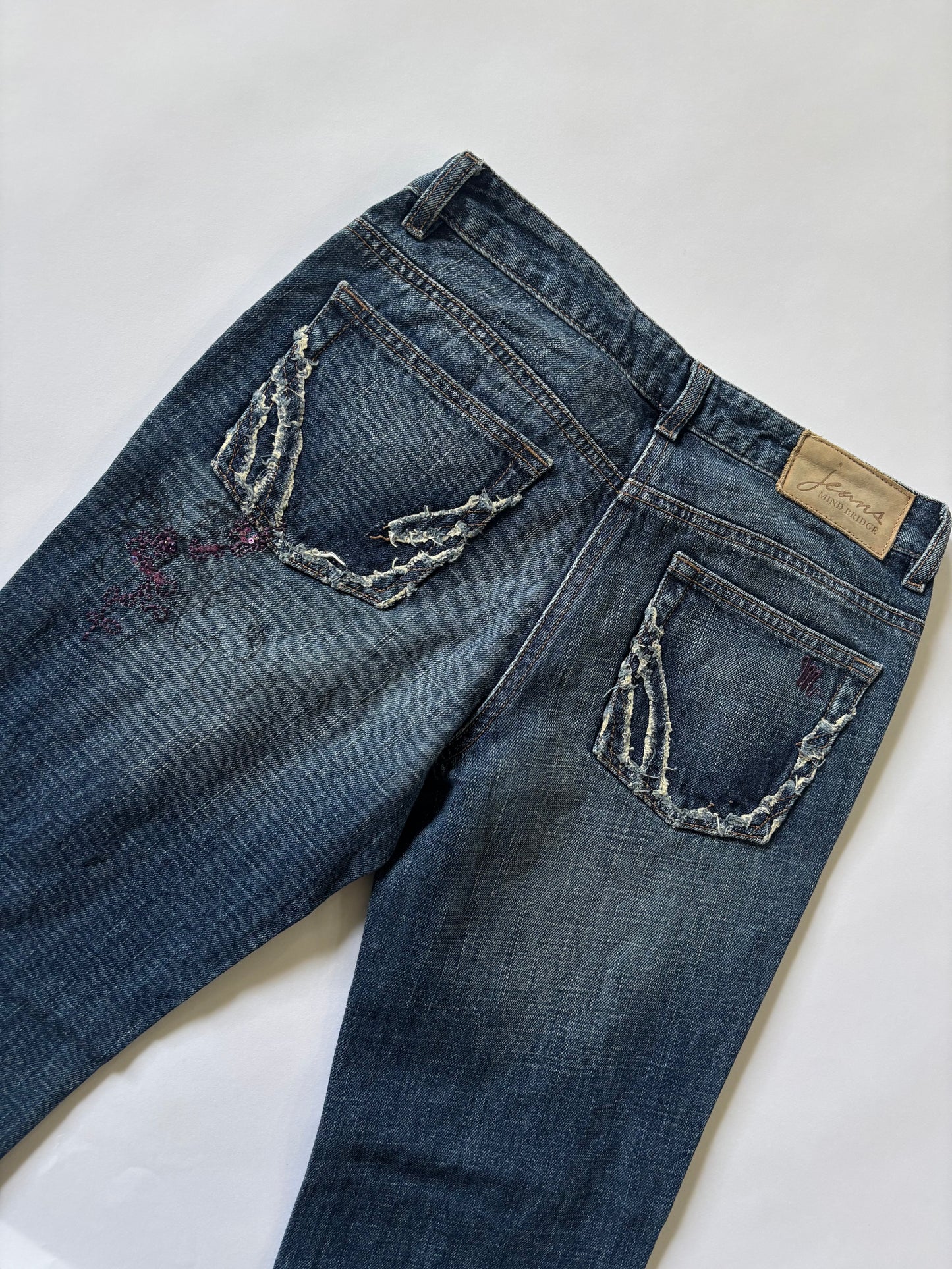 Embroidered Flare Women's Jeans