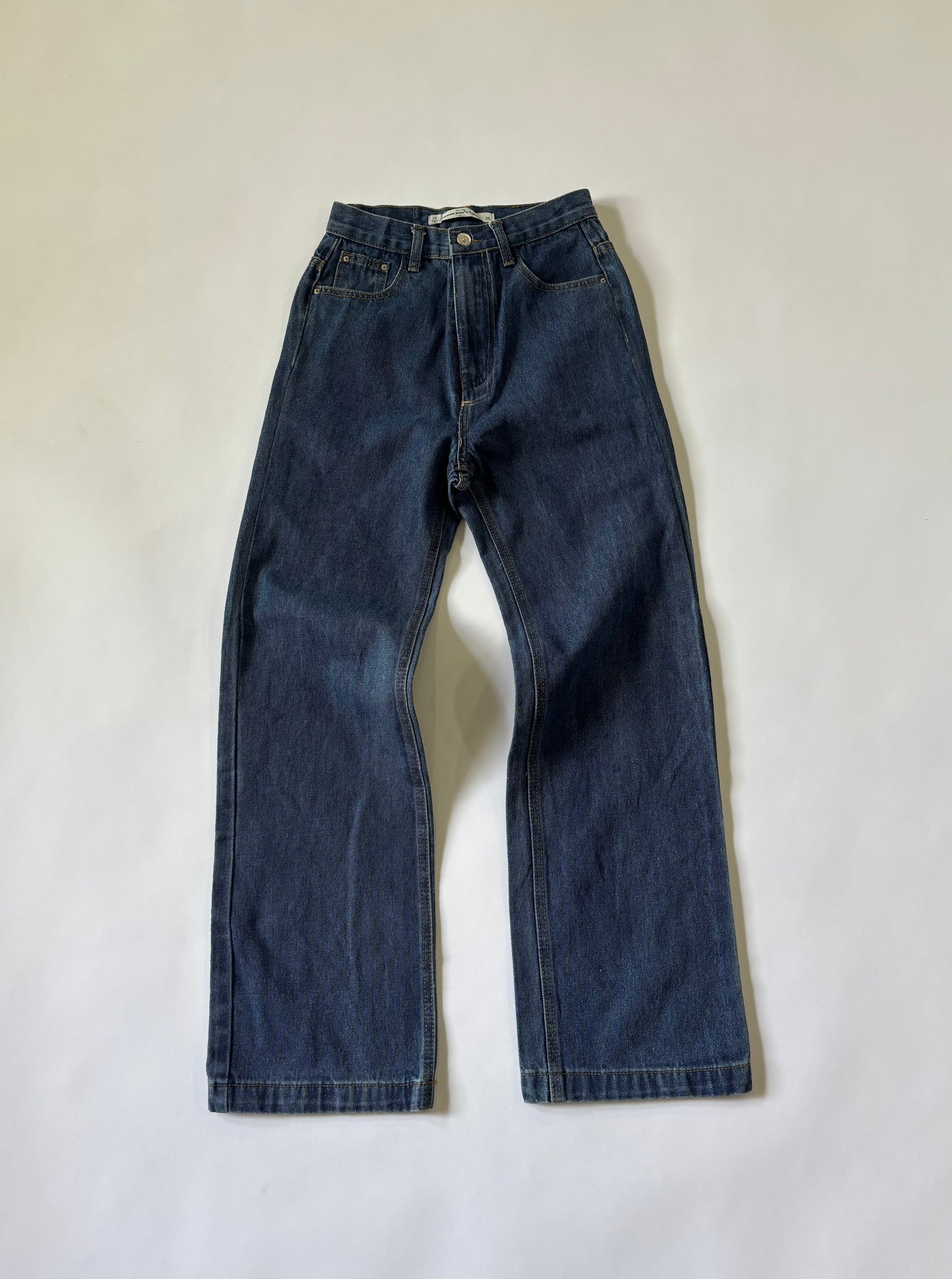 Classic Dark Wash Straight Jeans