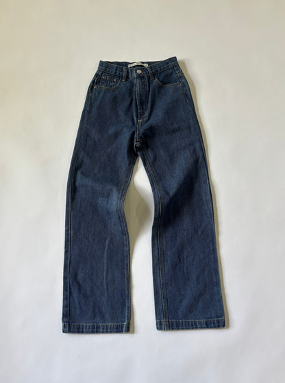 Classic Dark Wash Straight Jeans