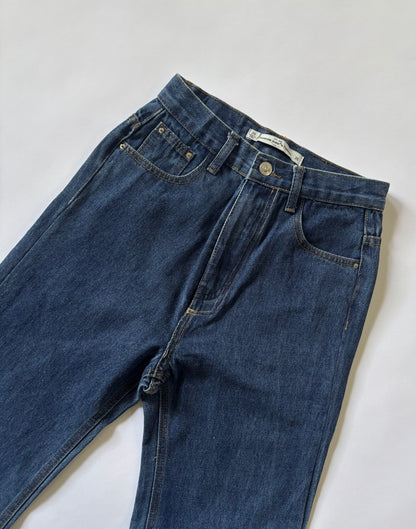 Classic Dark Wash Straight Jeans