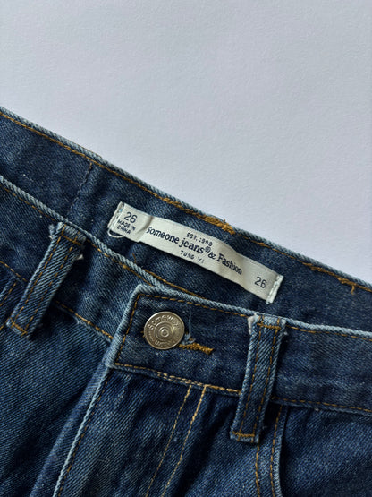 Classic Dark Wash Straight Jeans