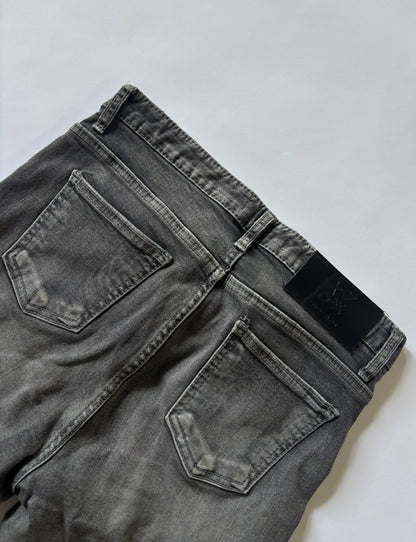 Washed Black Flare Women's Jeans