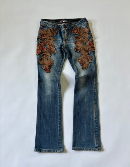 Embroidered Bootcut Women's Jeans